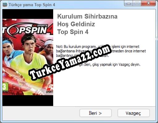 Top Spin 4 oyunun tam çevirisi