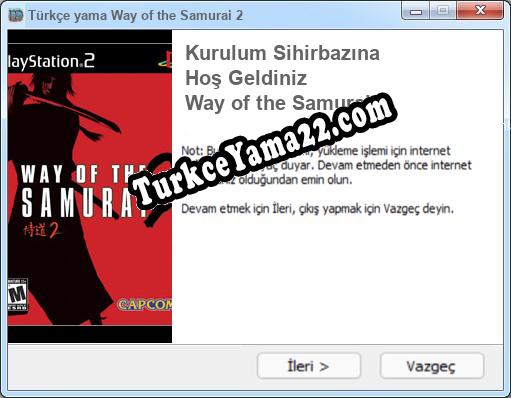 Way of the Samurai 2 oyunun tam çevirisi