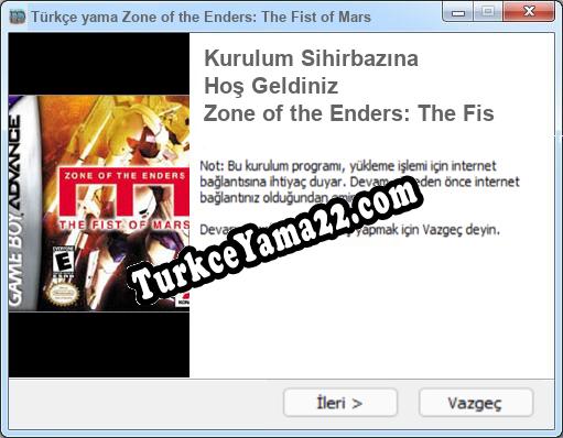 Zone of the Enders: The Fist of Mars oyunun tam çevirisi